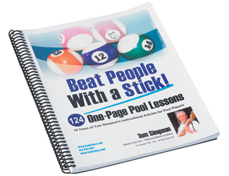 Book - Beat People with a Stick                              Pool Cue