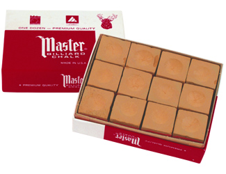 Master Chalk- (Box of 12)                                    Pool Cue