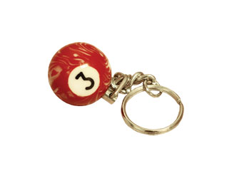 Mixed Ball Key Chain/Marble-25                               Pool Cue