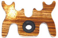 Exotic Zebrawood Bridge Head