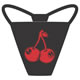 "Sweet Shot" Black Thong from Run Out