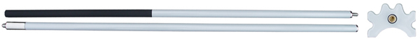 Sterling Fiberglass Break-Down Bridge Cue w/Bridge Head