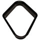 Economy Black Plastic 9-Ball Rack
