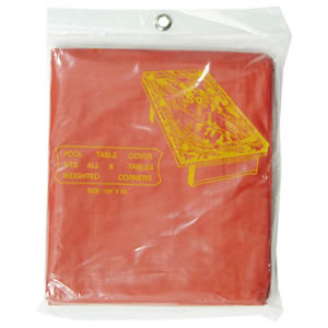 Standard 7 Ft. Pool Table Cover, Red
