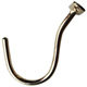 Large Brass Hook, Side Mounting
