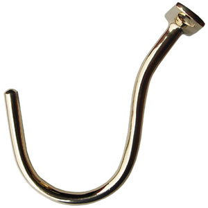 Large Brass Hook, Side Mounting