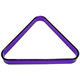 Acrylic Designer Pool Ball Triangle, Purple