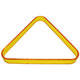 Acrylic Desinger Pool Ball Triangle, Yellow