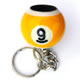 Pool Ball Key Chain and Scuffer, 9-Ball
