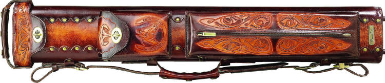 Panther Leather Pool Cue Case