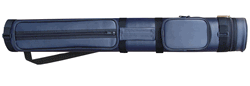 Sterling Navy Blue Hard Pool Cue Case for 2 Butts, 3 Shafts