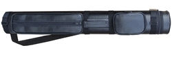 Sterling Black Hard Pool Cue Case for 2 Butts, 3 Shafts
