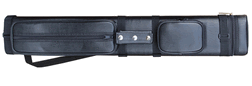 Sterling Black Hard Pool Cue Case for 3 Butts, 6 Shafts