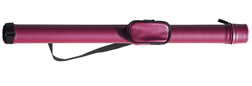 Sterling Round Burgundy Pool Cue Case for 1 Cue