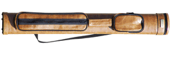 Sterling Brown Designer Pool Cue Case for 2 Cues