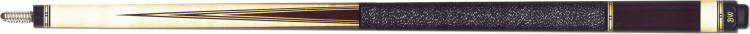 BW Pool Cue - Birdseye Maple Forearm - Rosewood Points with Veneers - Irish Linen Wrap - Inlaid Ringwork - Wood to Wood Joint - Hard Rock Maple Shaft w/ Pro Taper and Leather Tip