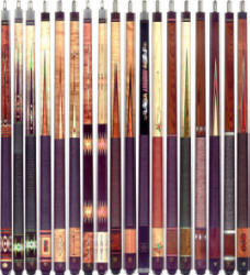 McDermott Collectible Pool Cues
