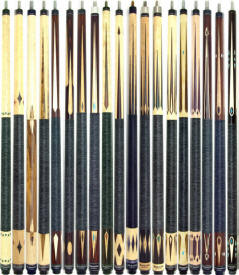 Schmelke Inlay Pool Cues