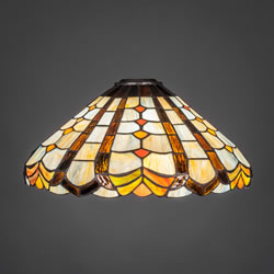 15" Paradise Tiffany Glass