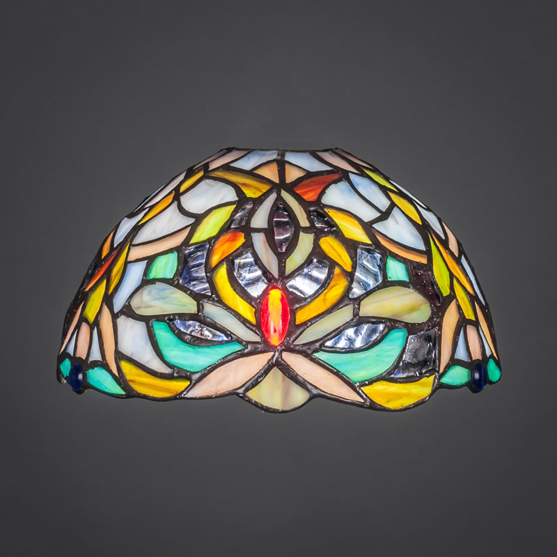7" Kaleidoscope Mini Tiffany Glass