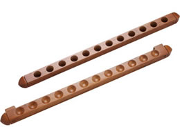 12 Cue Wall Rack/2 pc Holes                                  