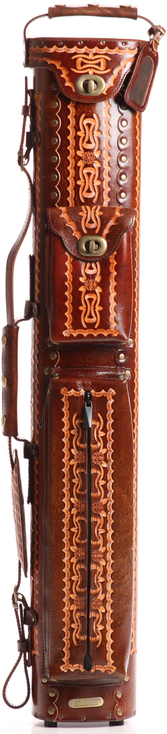 Instroke D06 Brown Hand Painted Cue Case
