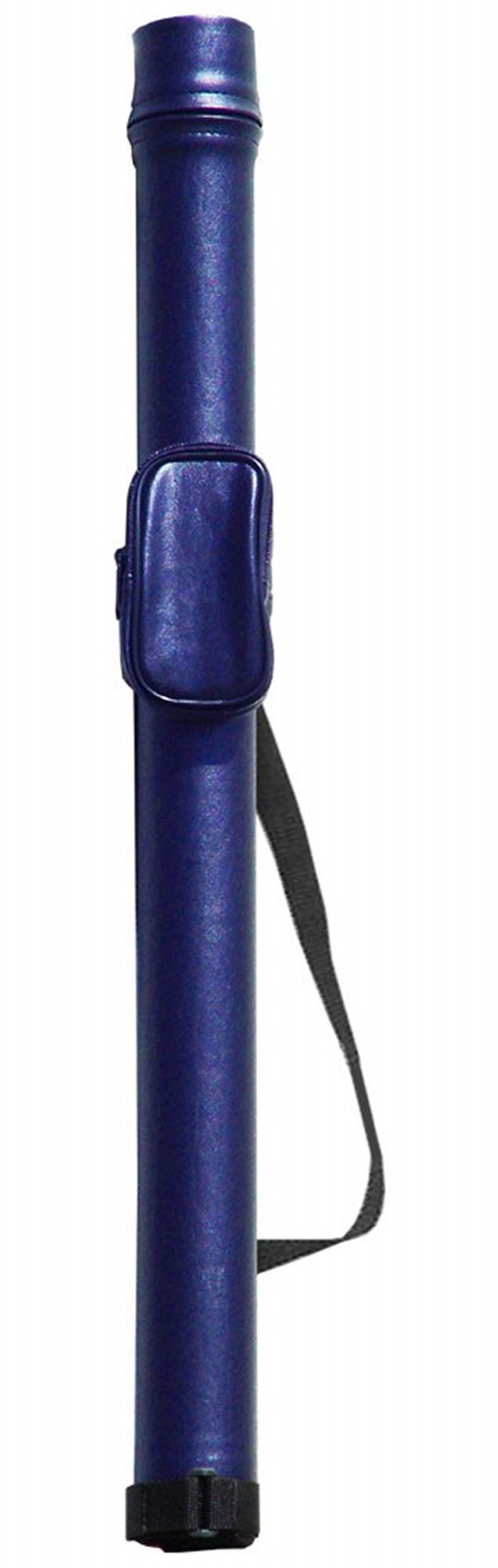Sterling Round Blue Pool Cue Case for 1 Cue Pool Cue