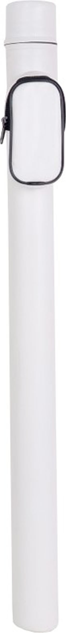 Sterling Round White Cue Case for 1 Cue Pool Cue