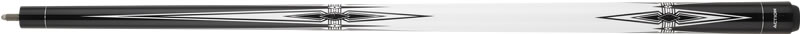 Action BW25 Black and White Pool Cue 