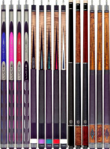 Viking VA 341 European Pool Cue – Two-Piece Billiards Stick – 58" – Lifetime Warranty