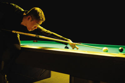 Charlie Williams with his 5K Series Cue