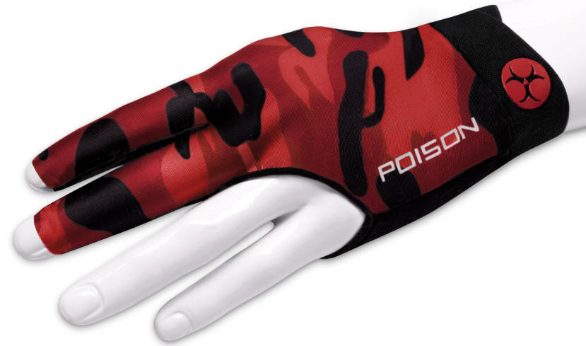Poison Camo Glove - Red