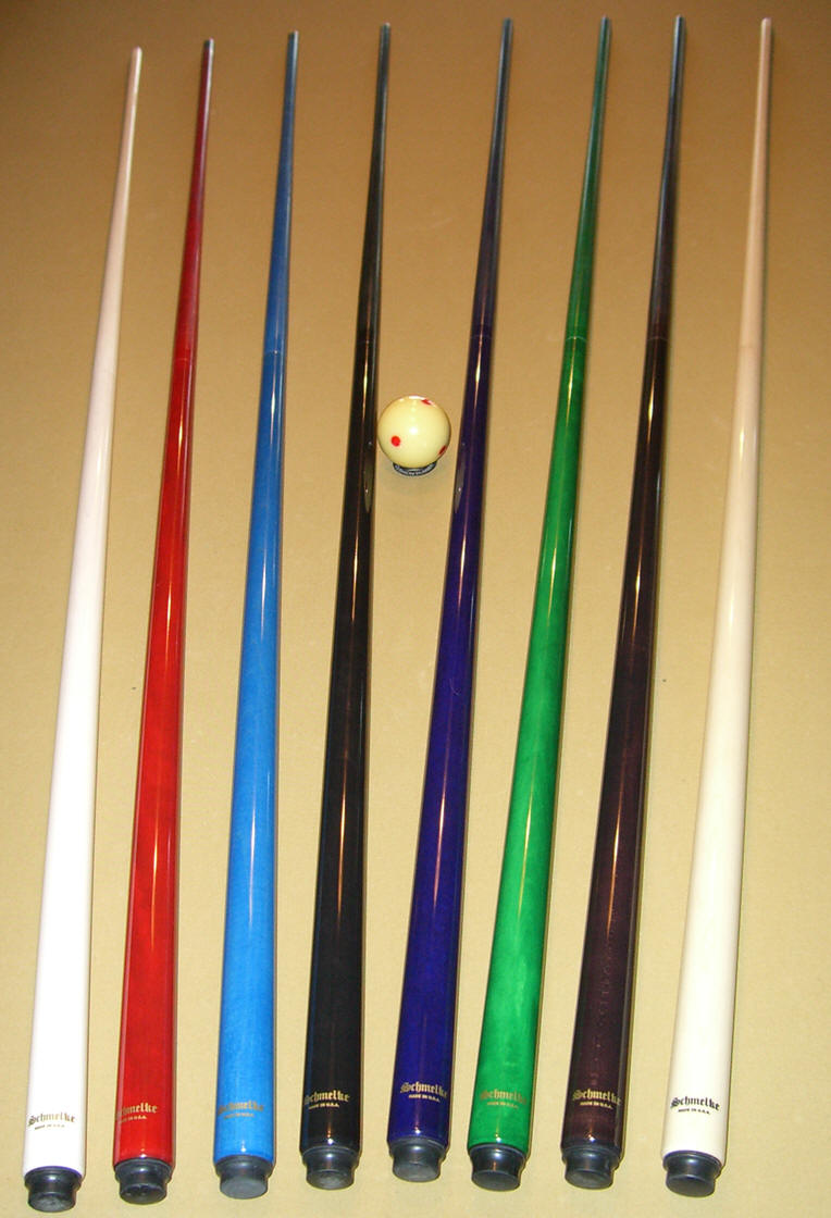 Schmelke Jump Break Pool Cues