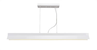 Ridgemont Integrated LED Bar Shown In White Finish, 90 CRI and 3000 Kelvins