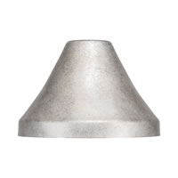 7" Aged Silver Cone Metal Shade