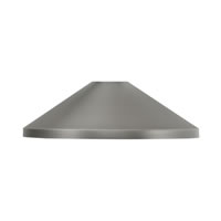 14" Graphite Cone Metal Shade