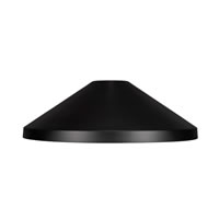 14" Matte Black Cone Metal Shade