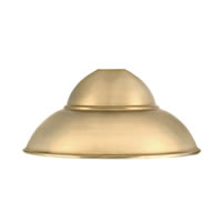 13" New Age Brass Double Bubble Metal Shade