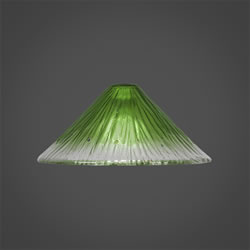 12" Kiwi Green Crystal