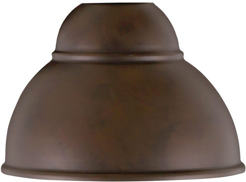 7" Bronze Double Bubble Metal Shade