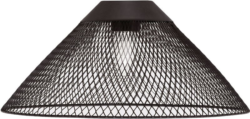 14" Espresso Cone Mesh Metal Shade